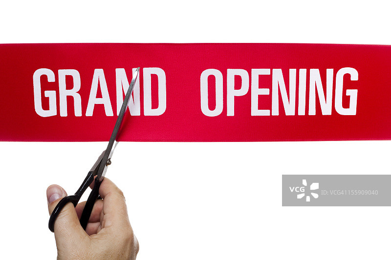 剪彩活动图片素材