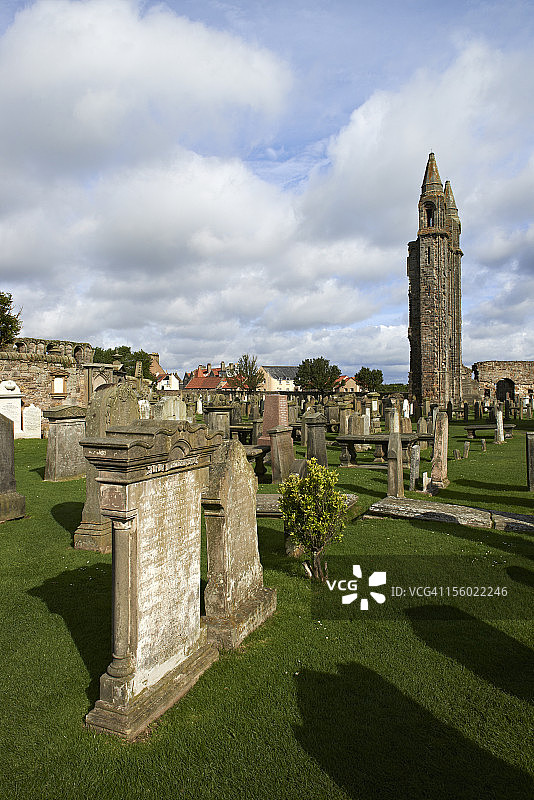 圣安德鲁斯村，高尔夫球运动的诞生地图片素材