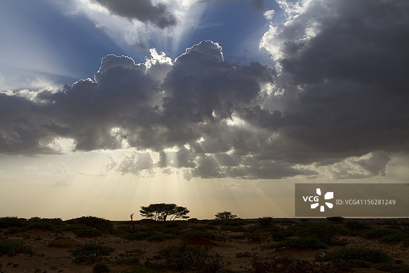 Galgodon 山脉的日落图片素材