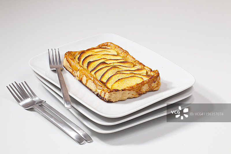 法式苹果馅饼图片素材