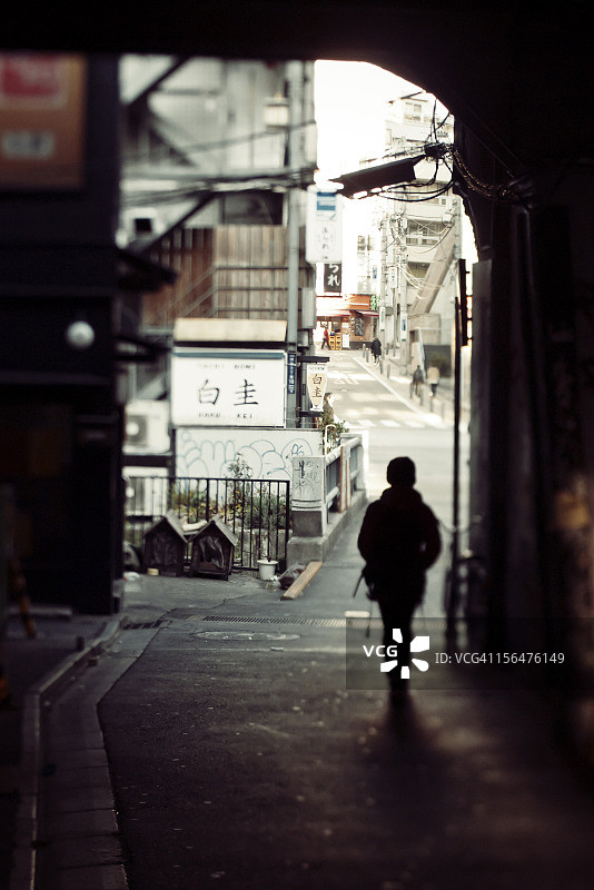 日本东京代官山图片素材