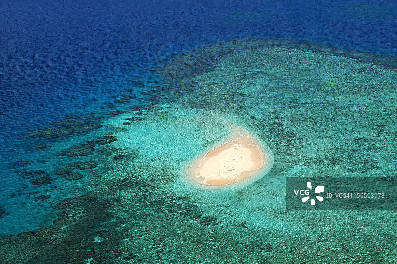 太平洋上的斐济沙洲图片素材