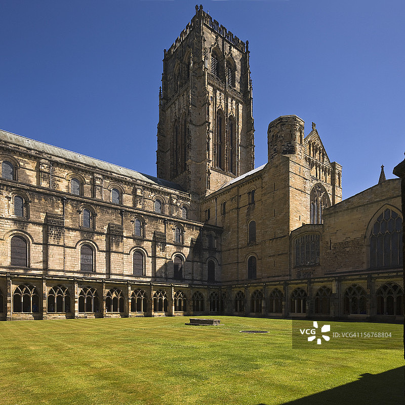 达勒姆大教堂的修道院图片素材