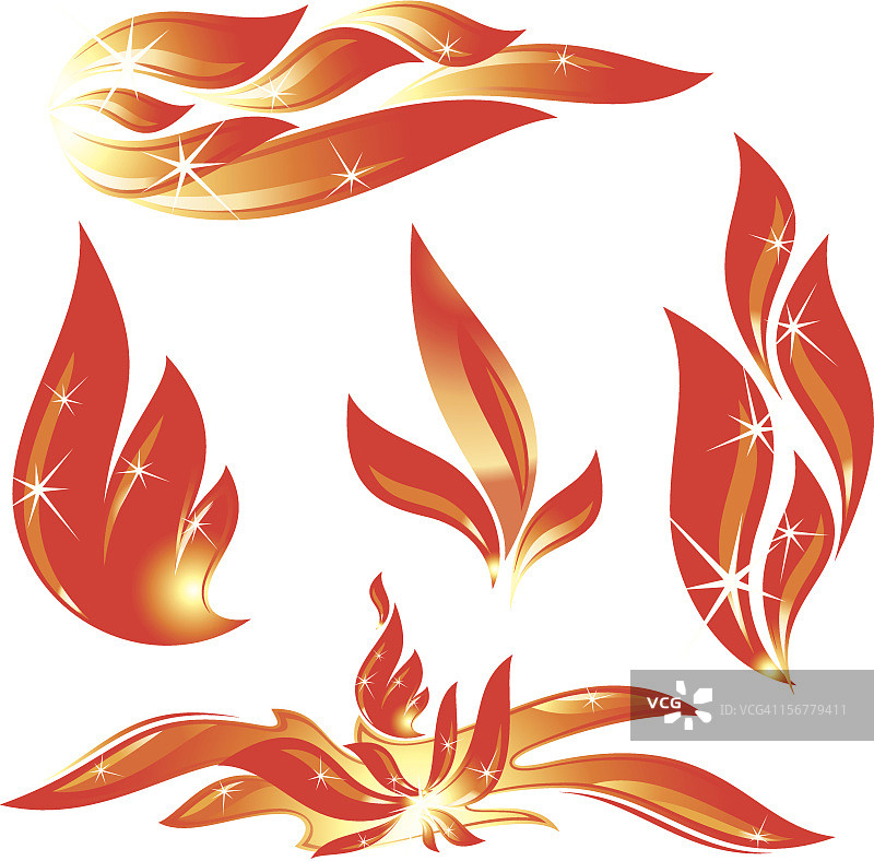 火焰图标合集图片素材