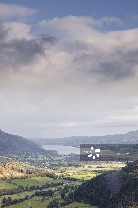 远处的斯温赛德和巴森斯韦特湖图片素材