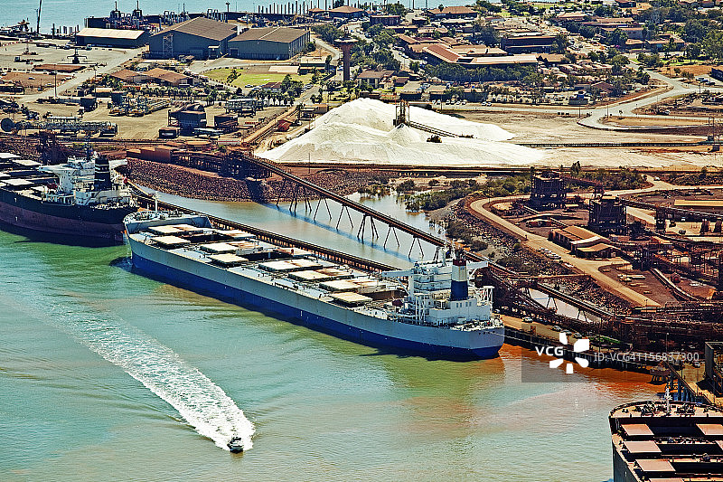 黑德兰港和船舶图片素材