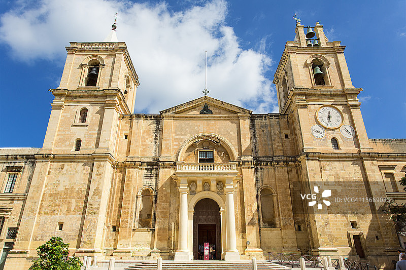 瓦莱塔圣约翰协同教堂，马耳他图片素材