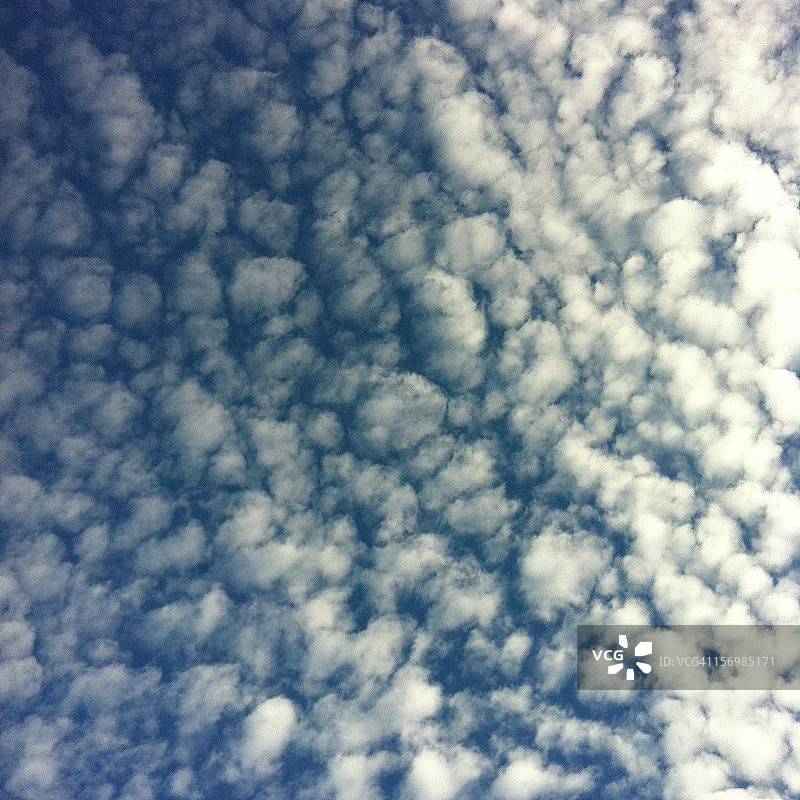 鲭鱼云彩图片素材