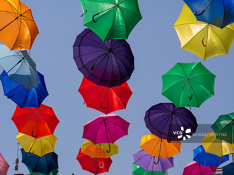 蓝色上的色彩图片素材