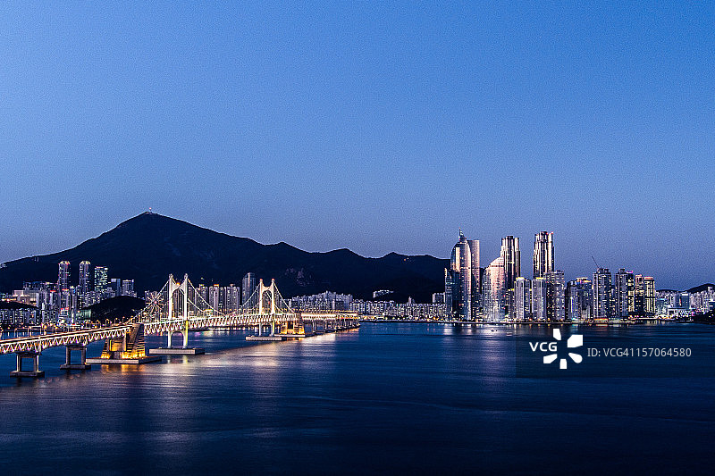 釜山夜景图片素材