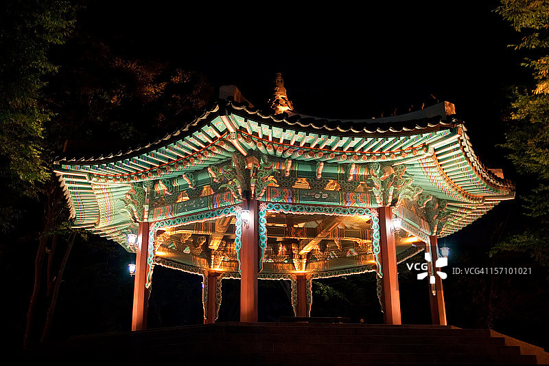 八角亭图片素材