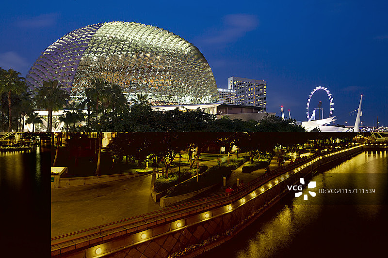 新加坡海湾剧院图片素材