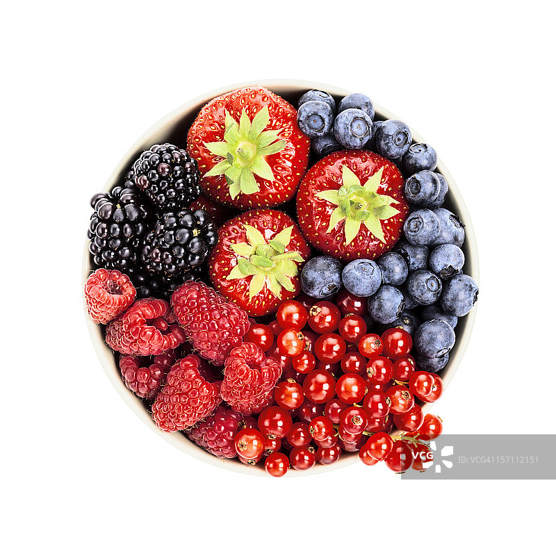 什锦浆果拼盘图片素材