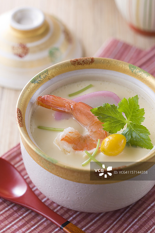 日式茶碗蒸图片素材