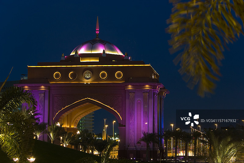 阿布扎比酋长国宫殿图片素材