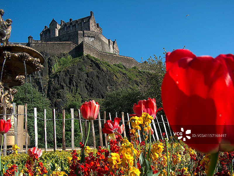 爱丁堡城堡图片素材