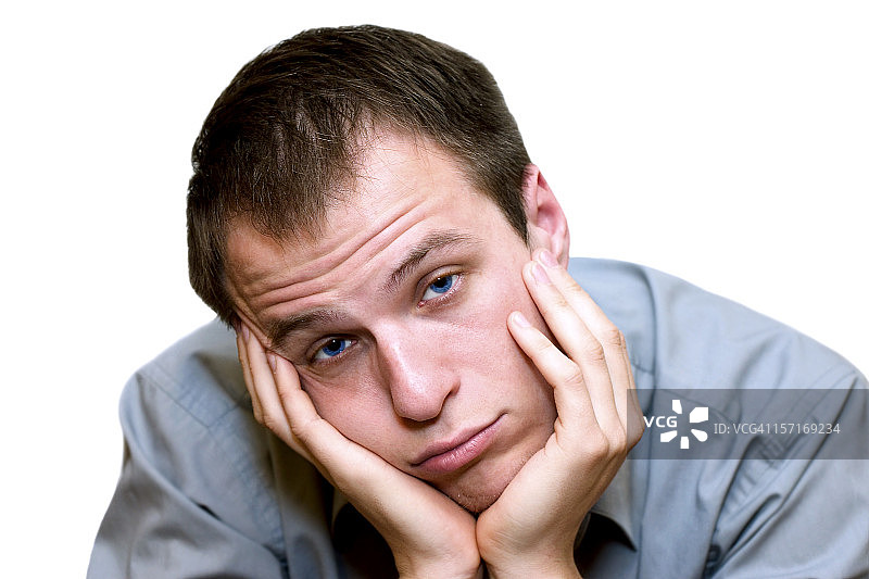 悲伤的男人图片素材