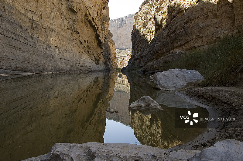 大弯国家公园的圣埃莱娜峡谷图片素材