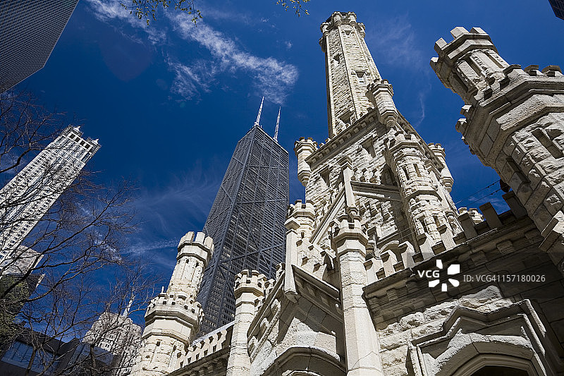 芝加哥水塔图片素材