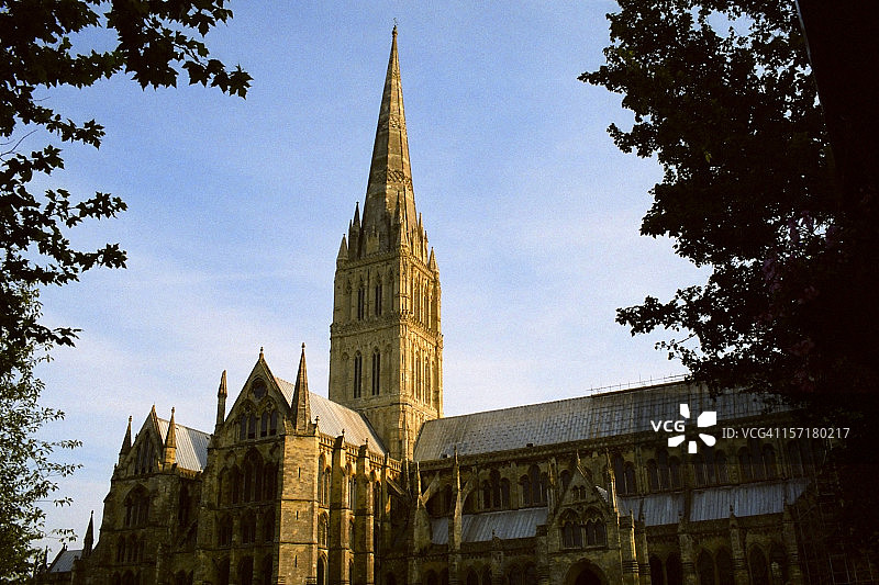 索尔兹伯里大教堂图片素材