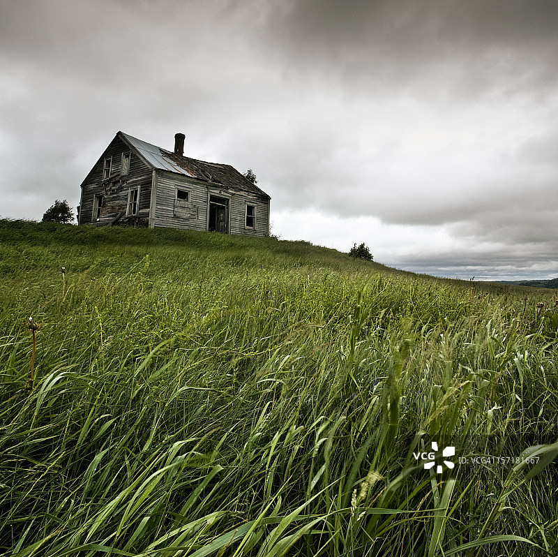 山上的房子图片素材