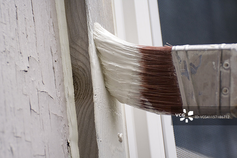 房屋粉刷，家居装修和住宅维修图片素材