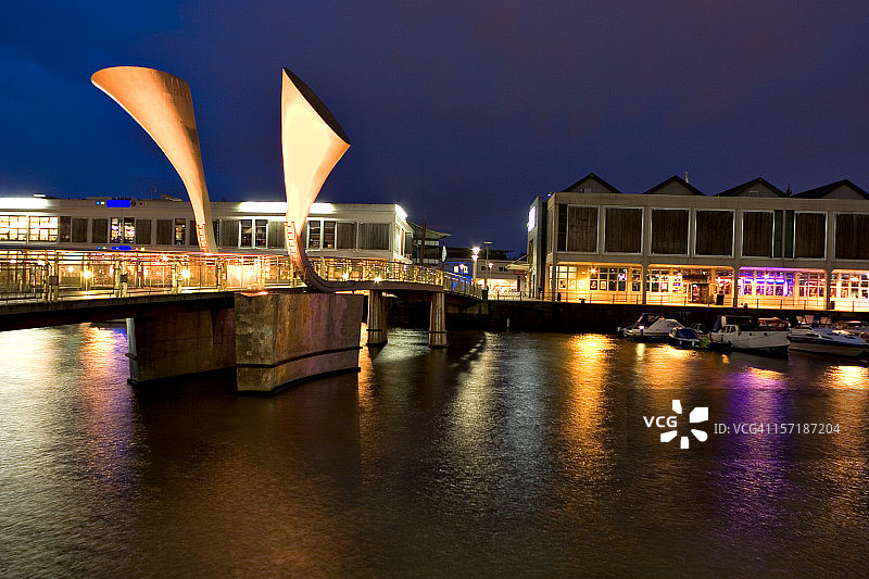 布里斯托尔千禧桥图片素材