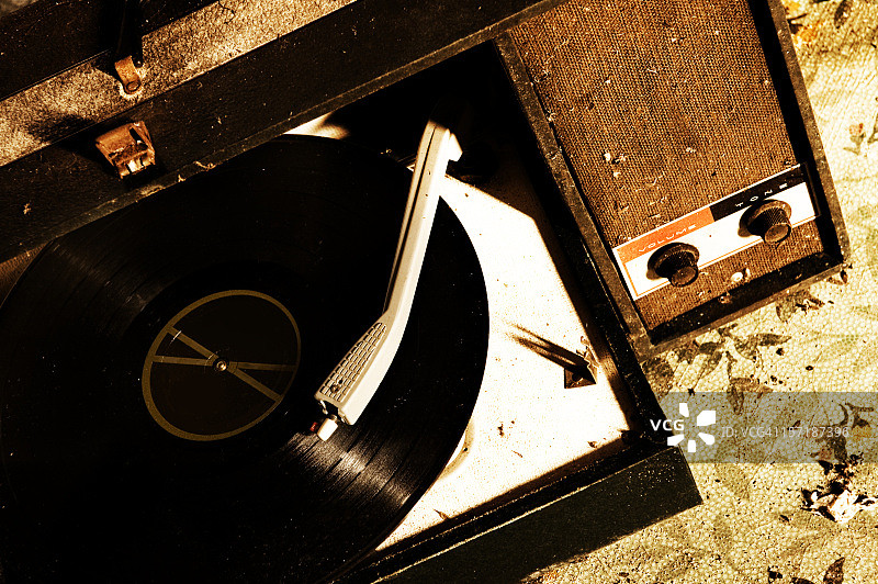 复古唱片播放机图片素材