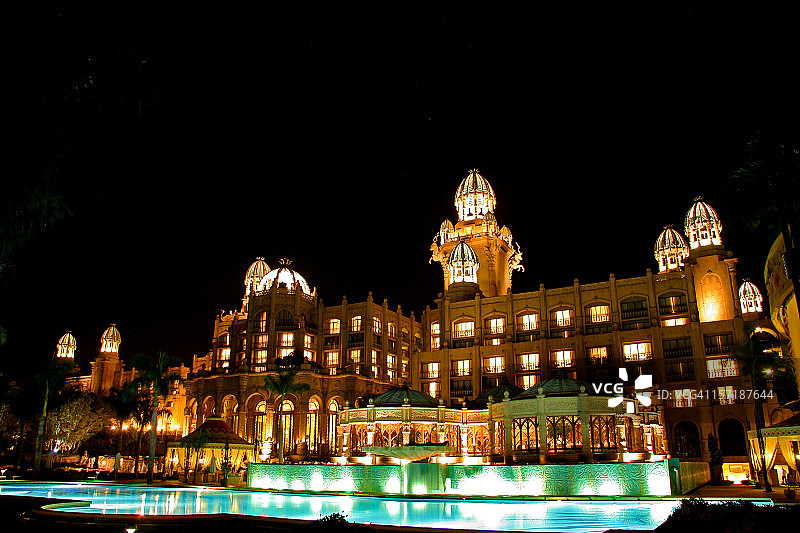 失落之城宫殿夜景图片素材