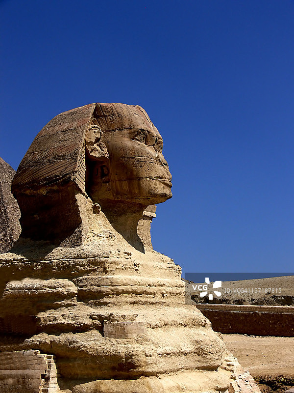 吉萨狮身人面像图片素材
