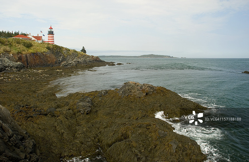 夸迪岬西灯塔图片素材