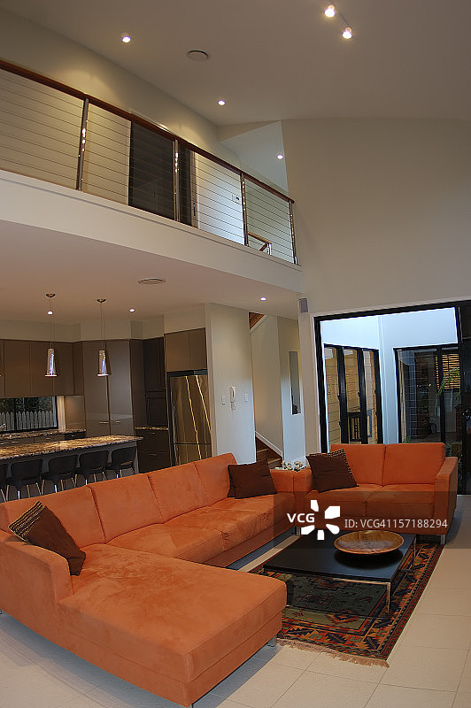 橙色休闲区图片素材