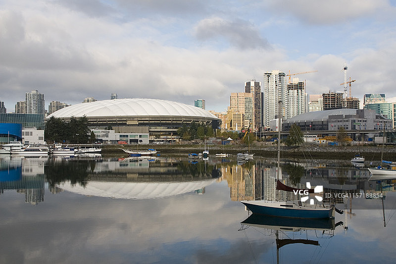 不列颠哥伦比亚省温哥华体育场穹顶图片素材