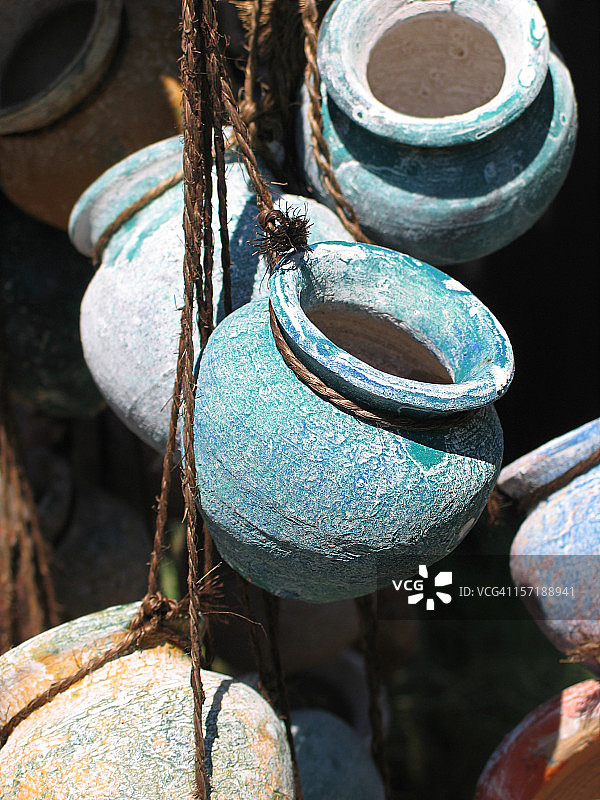 彩色花盆图片素材