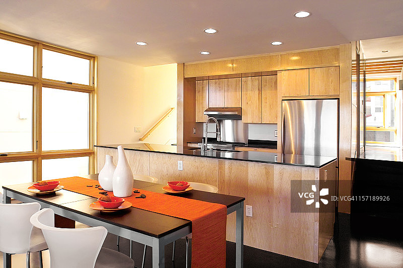 现代厨房图片素材