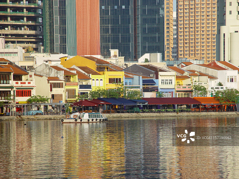 驳船码头图片素材