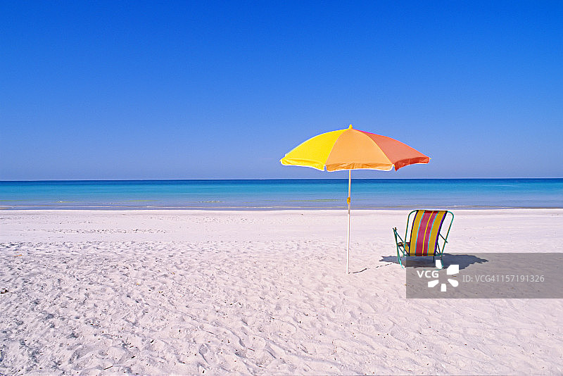 完美的海滩景色图片素材