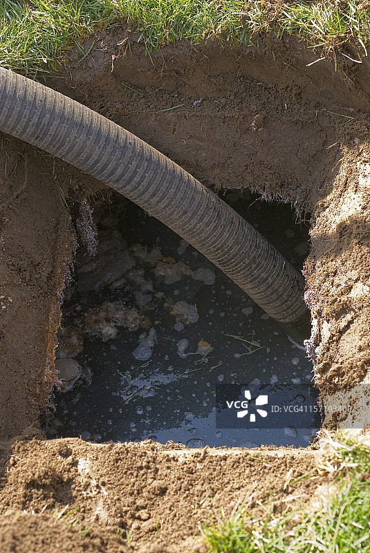 化粪池抽吸图片素材