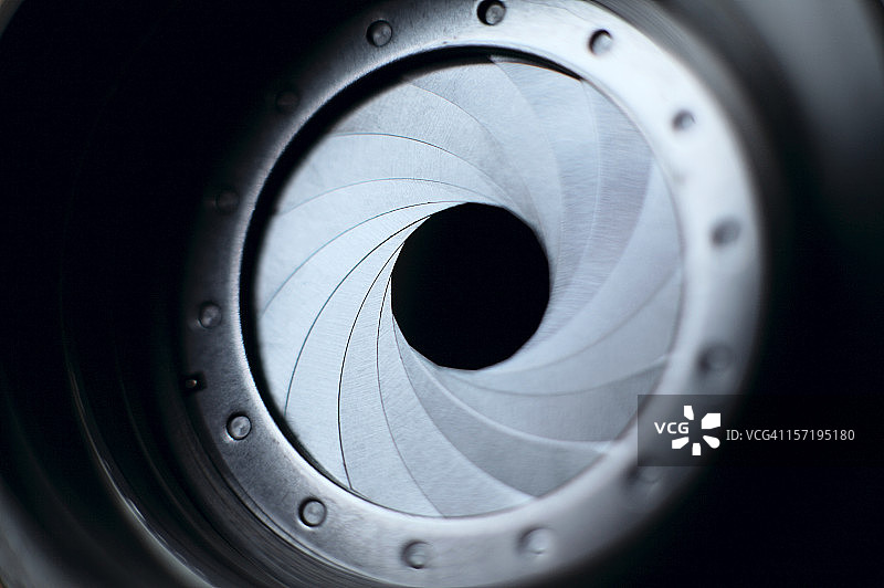 老镜头的光圈图片素材