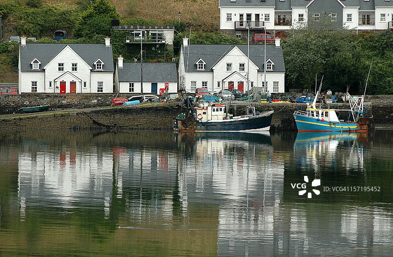 爱尔兰渔村图片素材