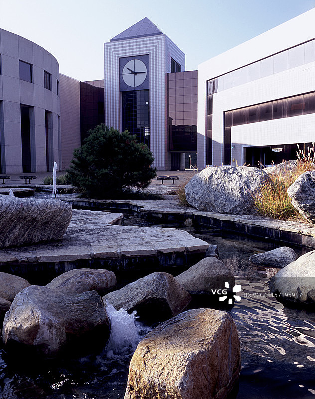 西密歇根大学的钟楼图片素材