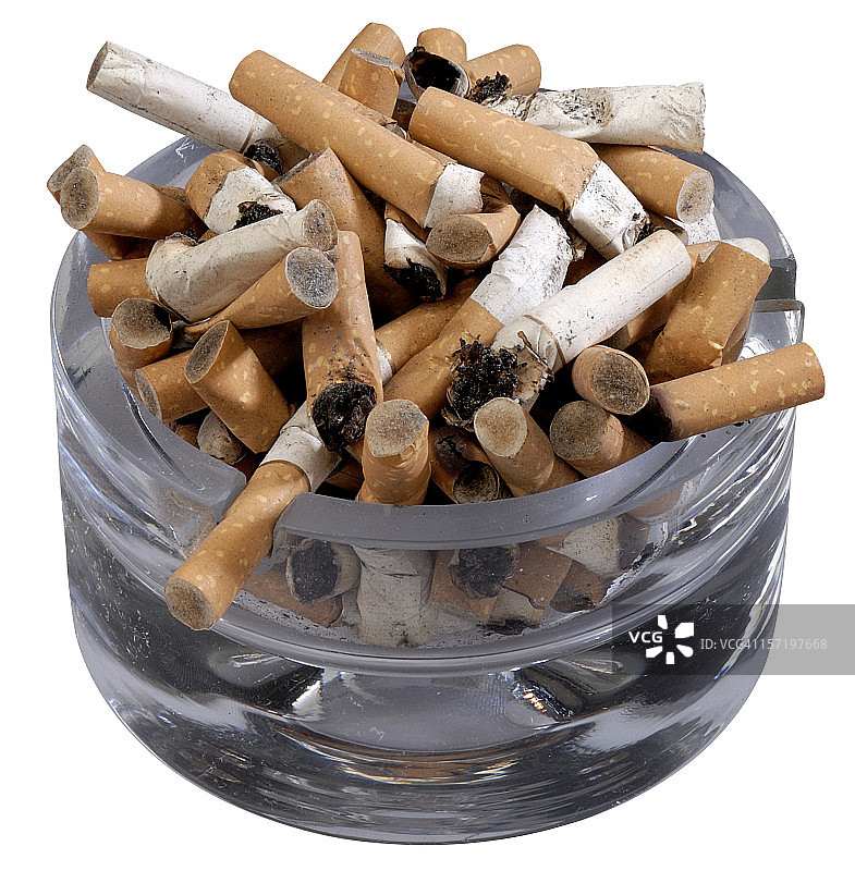 香烟头图片素材