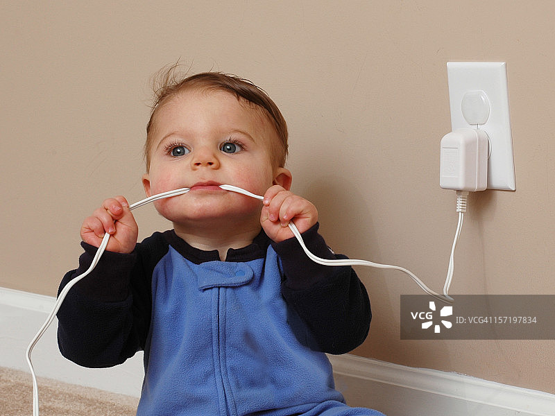 婴儿安全绳图片素材