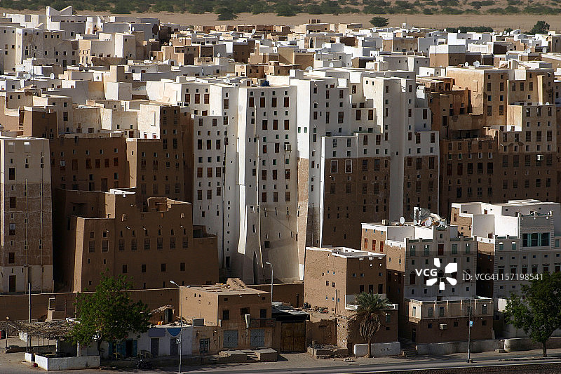 希巴姆天际线图片素材