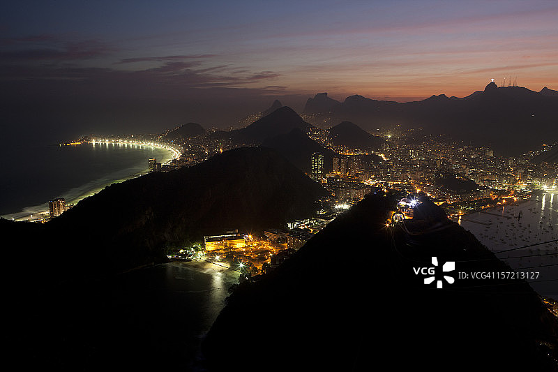 晚上的城市图片素材