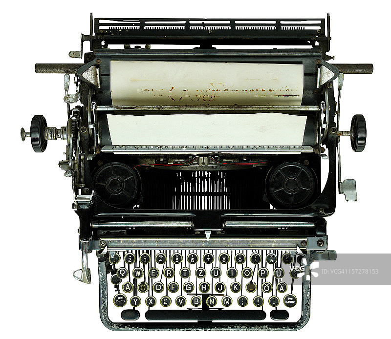 老式打字机（含路径）图片素材