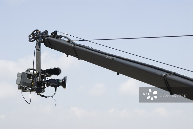 摇臂上的摄像机图片素材