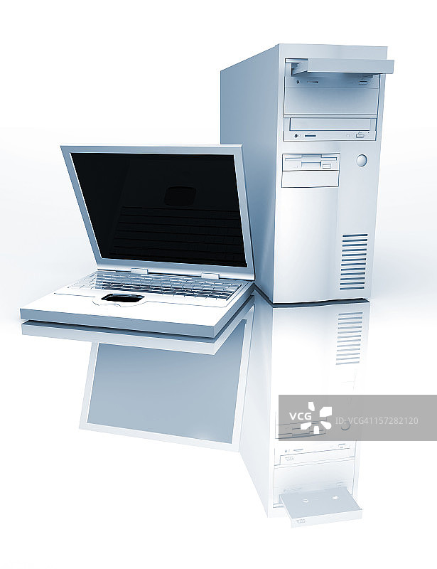 笔记本电脑和台式电脑图片素材