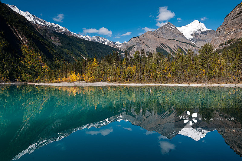 金尼湖倒影图片素材