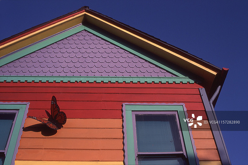 彩色房子图片素材